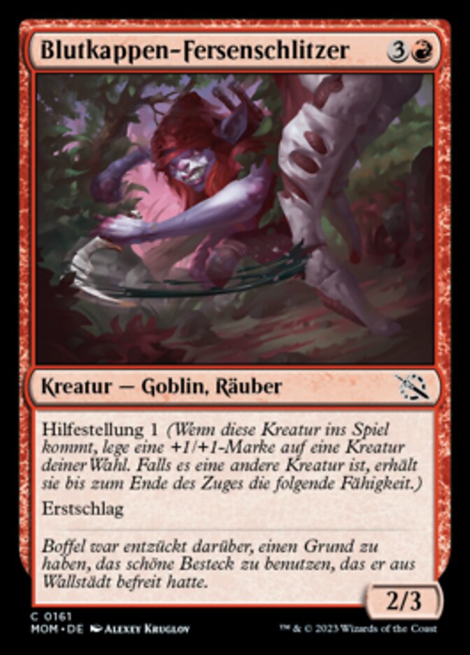 Blutkappen-Fersenschlitzer