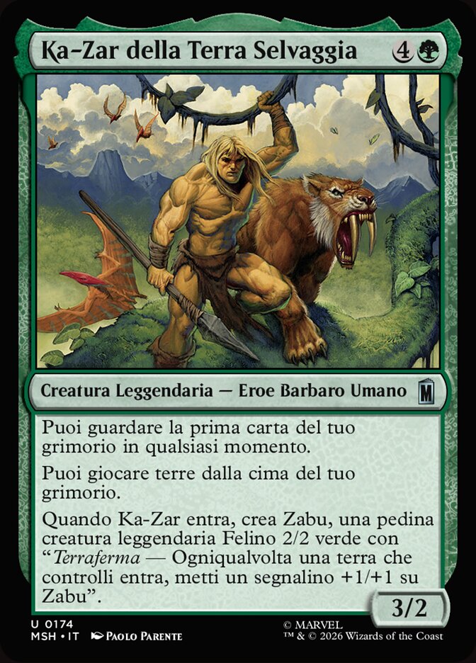 Ka-Zar della Terra Selvaggia