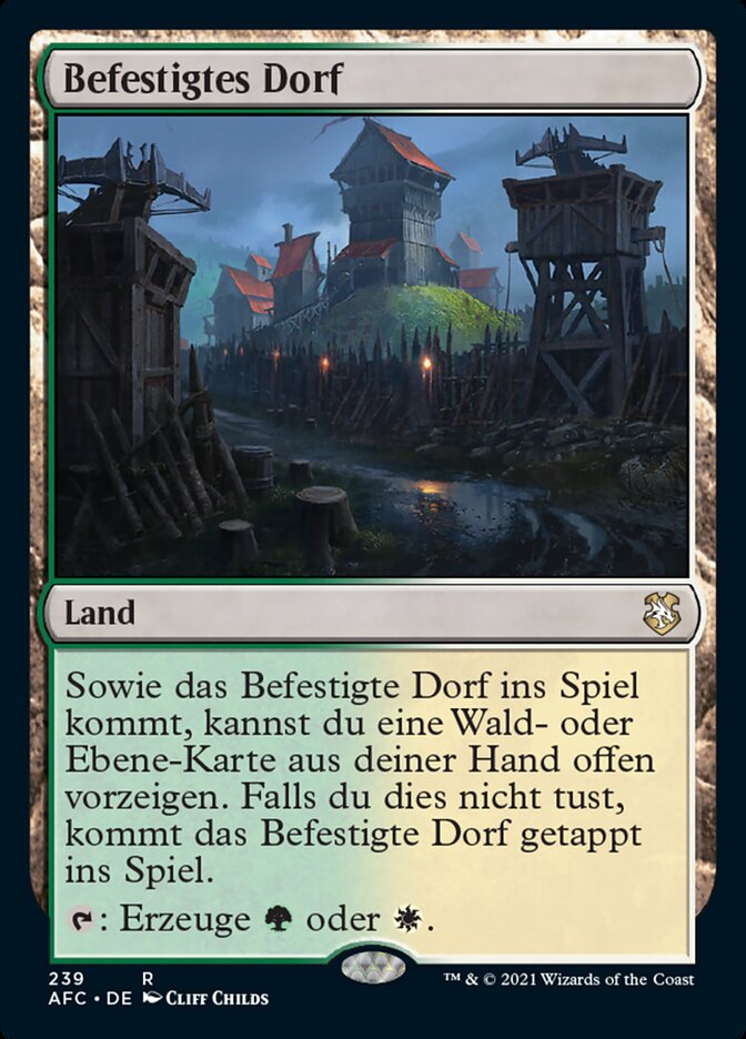 Befestigtes Dorf