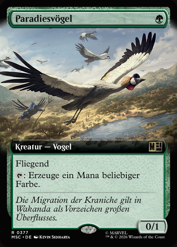 Paradiesvögel