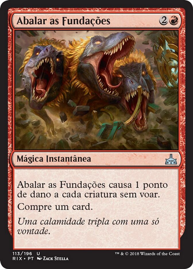 Abalar as Fundações
