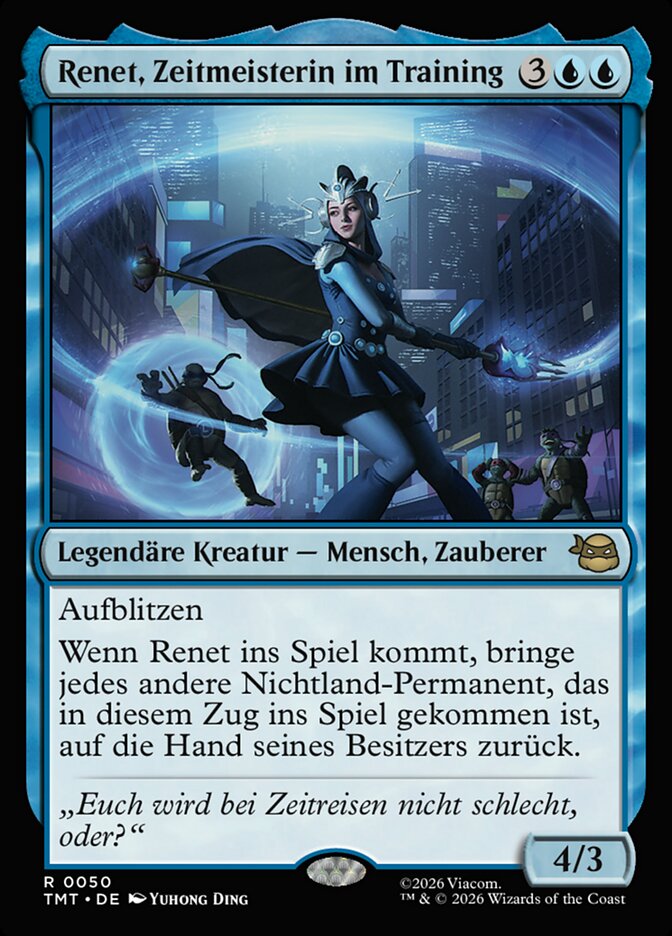 Renet, Zeitmeisterin im Training