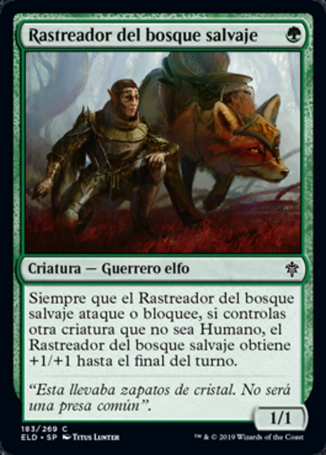 Rastreador del bosque salvaje