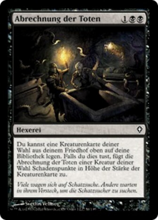 Abrechnung der Toten