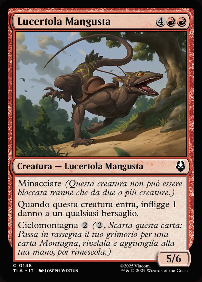 Lucertola Mangusta