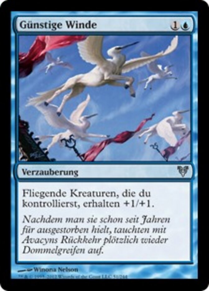 Günstige Winde
