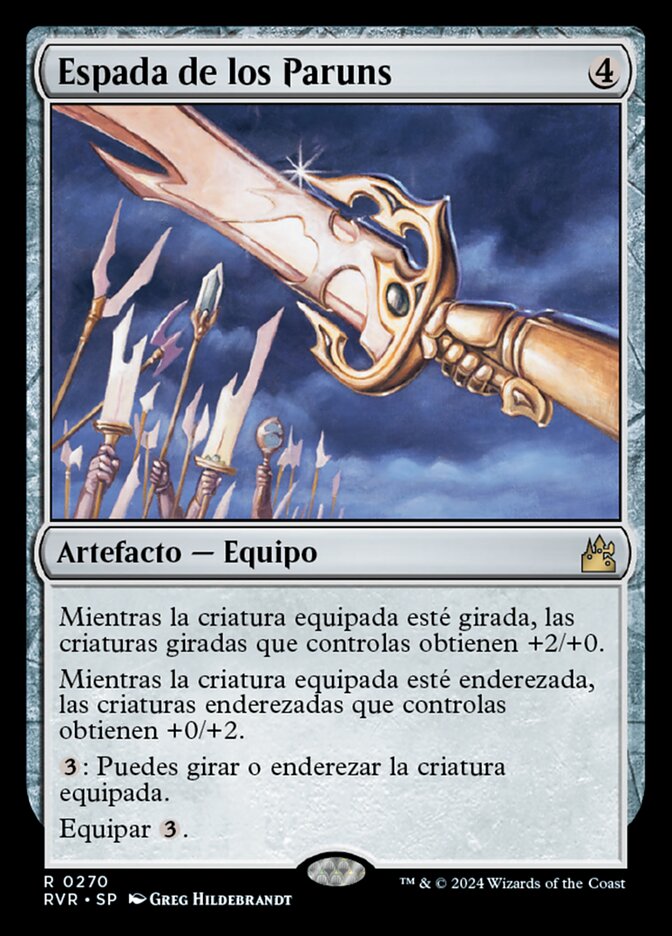 Espada de los Paruns
