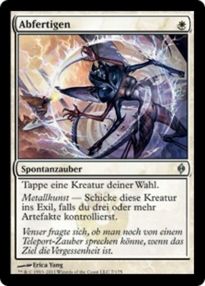 Abfertigen