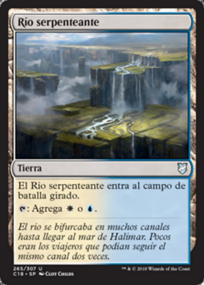 Río serpenteante