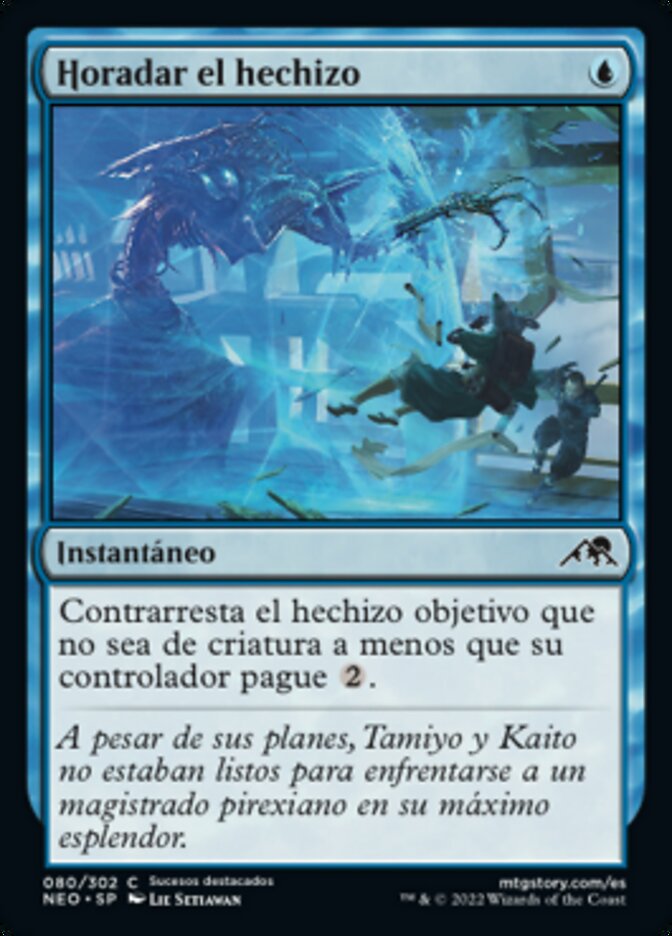 Horadar el hechizo
