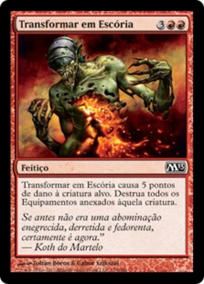 Transformar em Escória