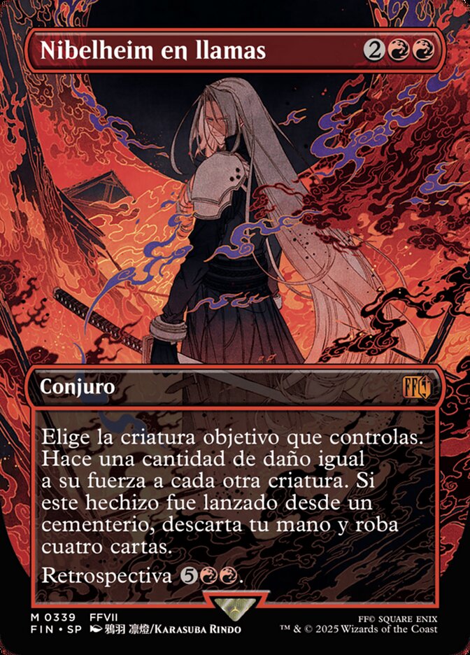 Nibelheim en llamas