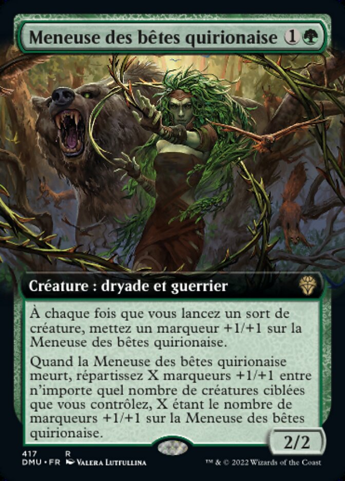 Meneuse des bêtes quirionaise