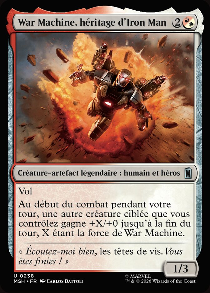 War Machine, héritage d'Iron Man