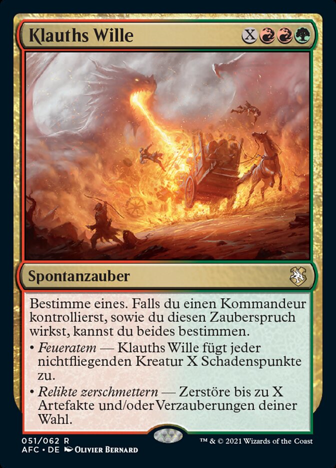 Klauths Wille