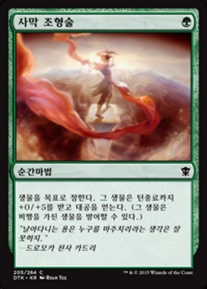 사막 조형술