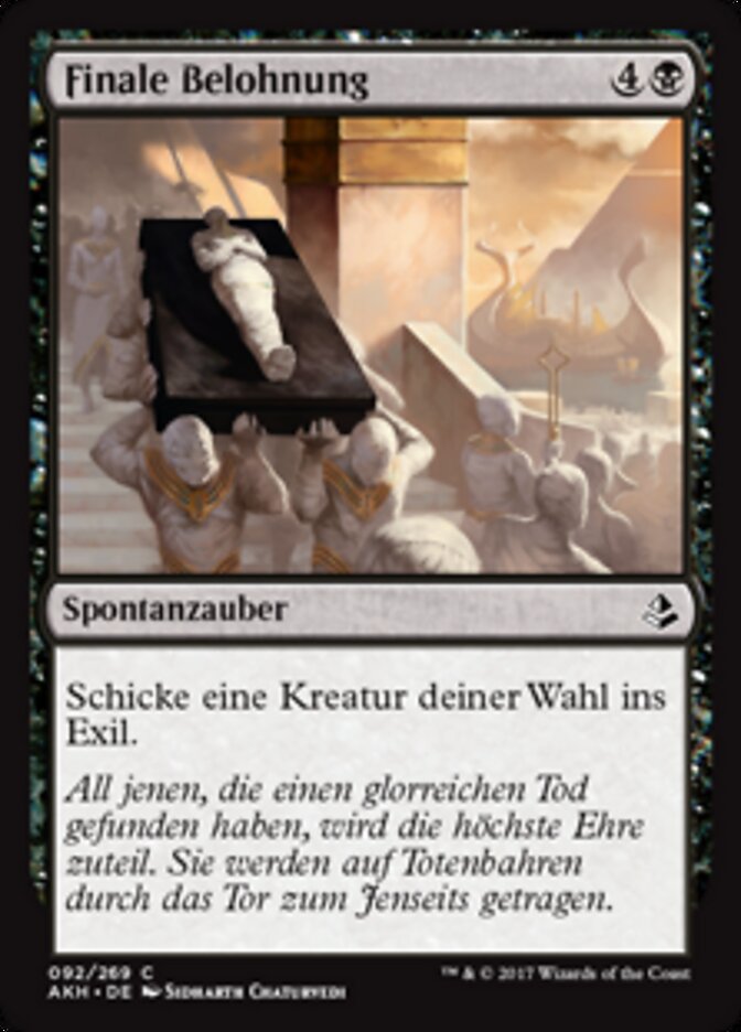 Finale Belohnung