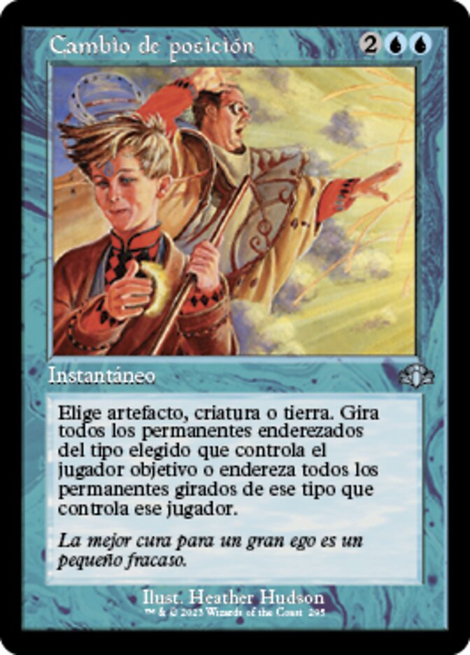 Cambio de posición