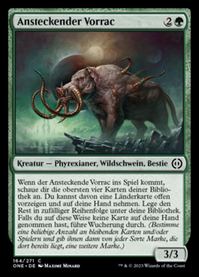 Ansteckender Vorrac
