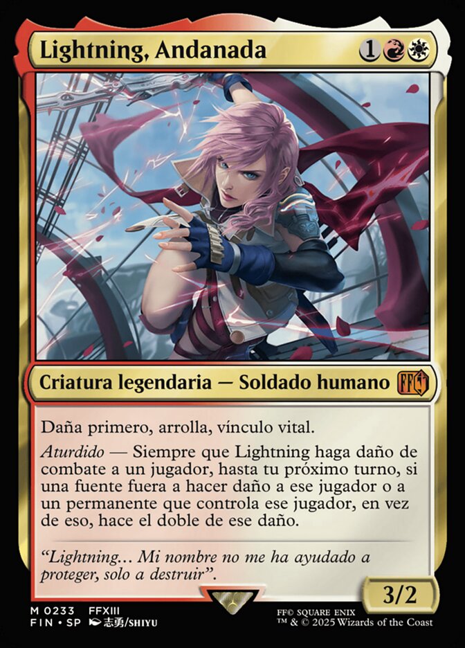 Lightning, Andanada