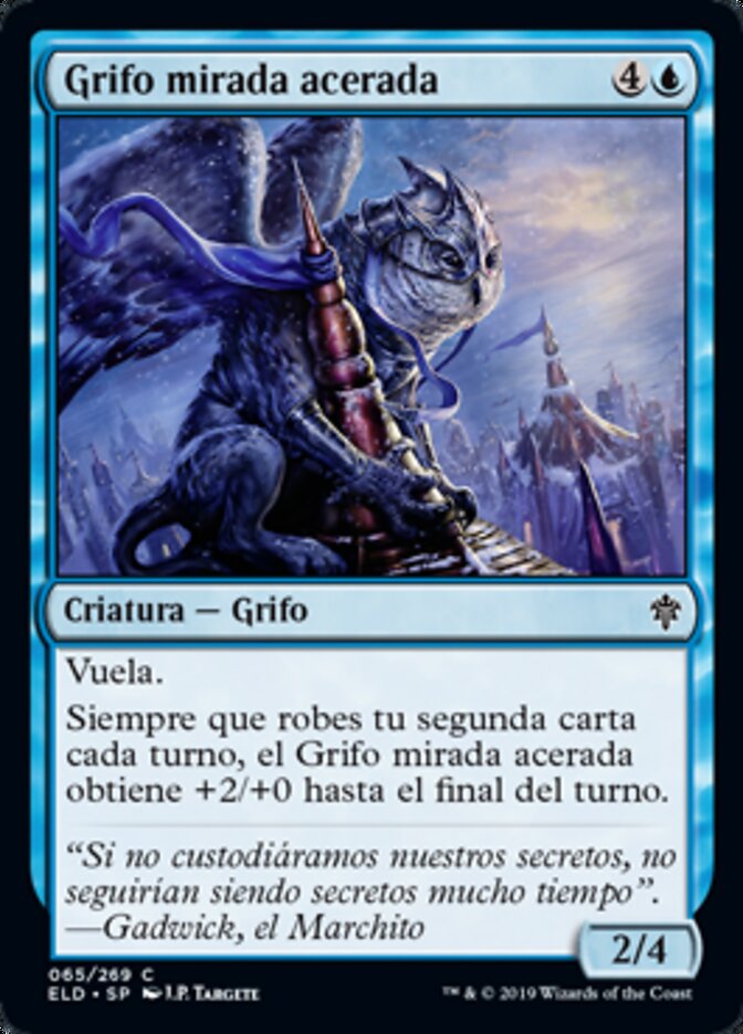 Grifo mirada acerada