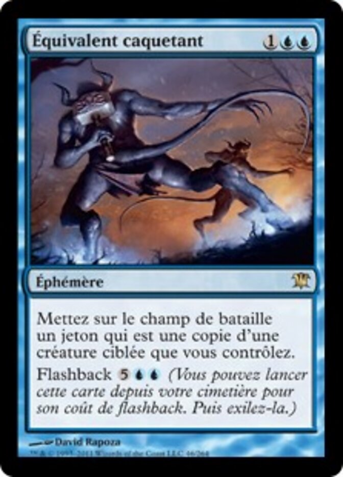 Équivalent caquetant