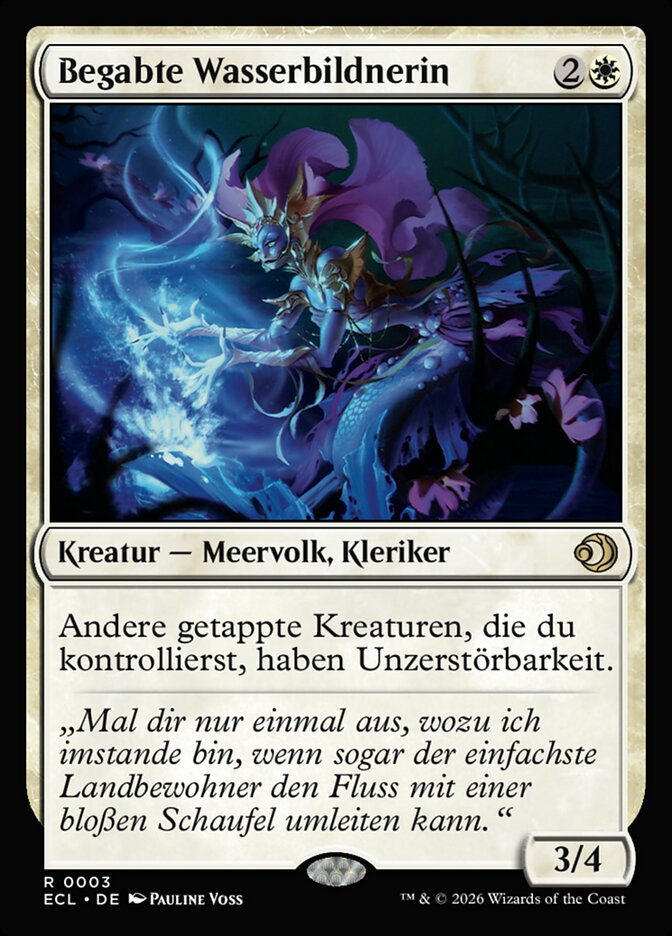 Begabte Wasserbildnerin