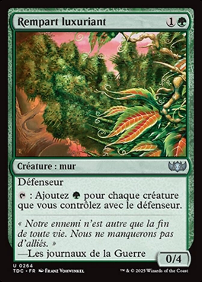 Rempart luxuriant