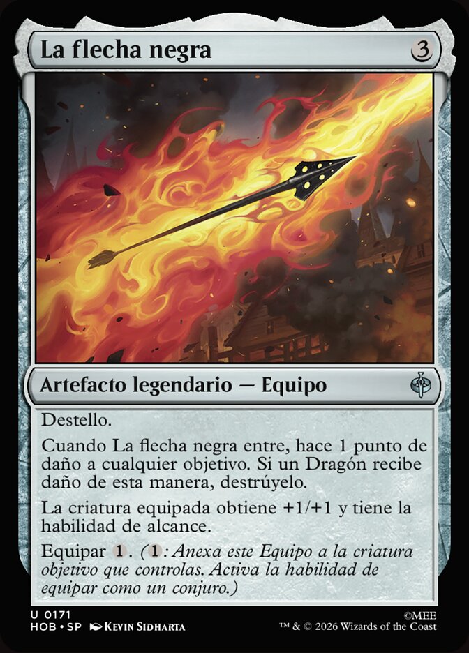 La flecha negra