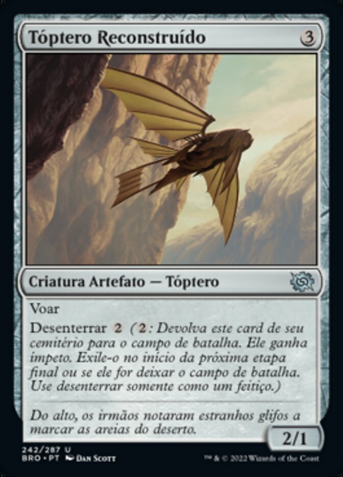 Tóptero Reconstruído