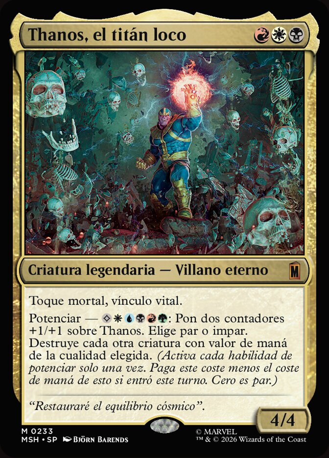Thanos, el titán loco