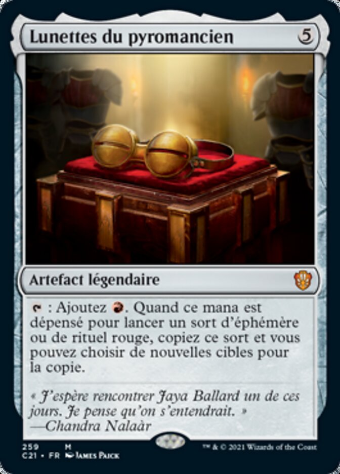 Lunettes du pyromancien