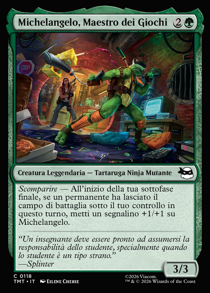 Michelangelo, Maestro dei Giochi