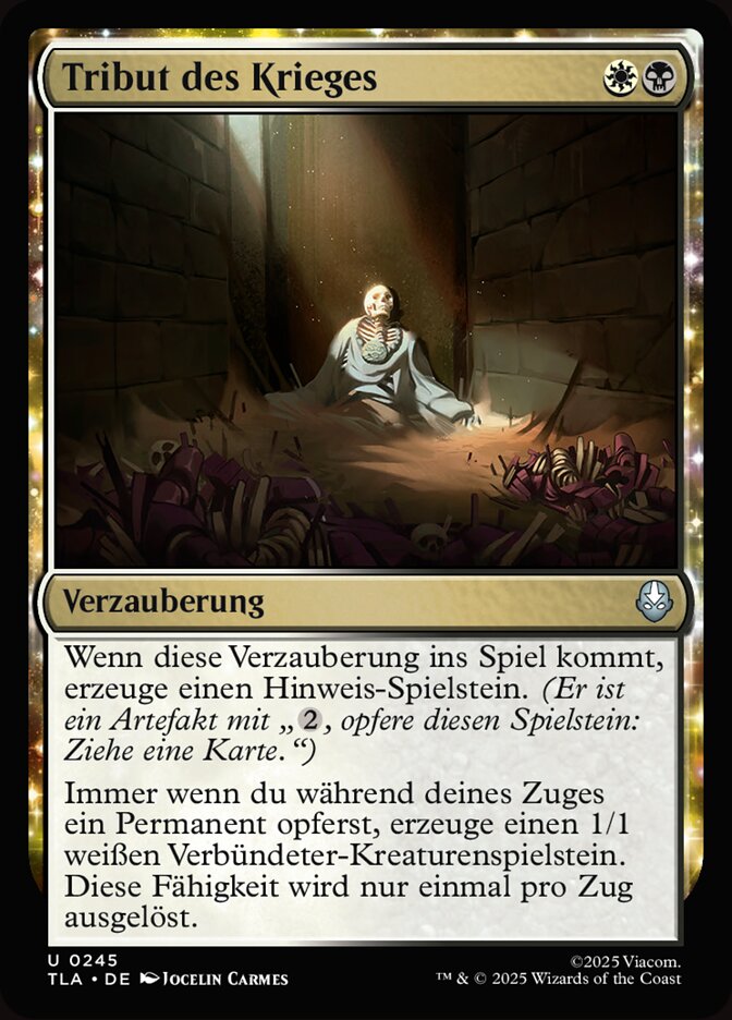 Tribut des Krieges