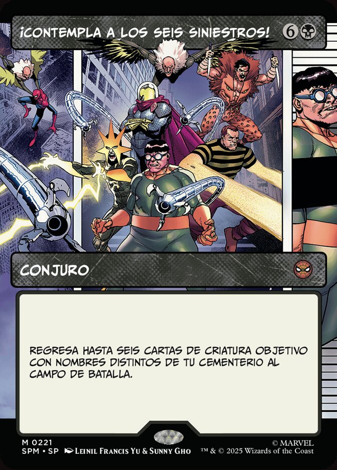 ¡Contempla a los Seis Siniestros!