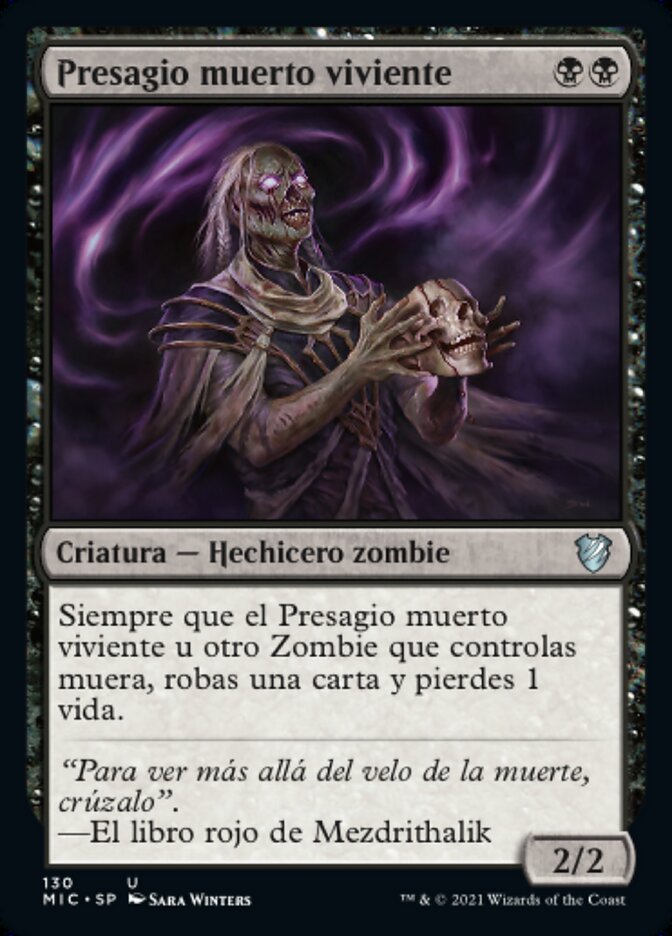 Presagio muerto viviente