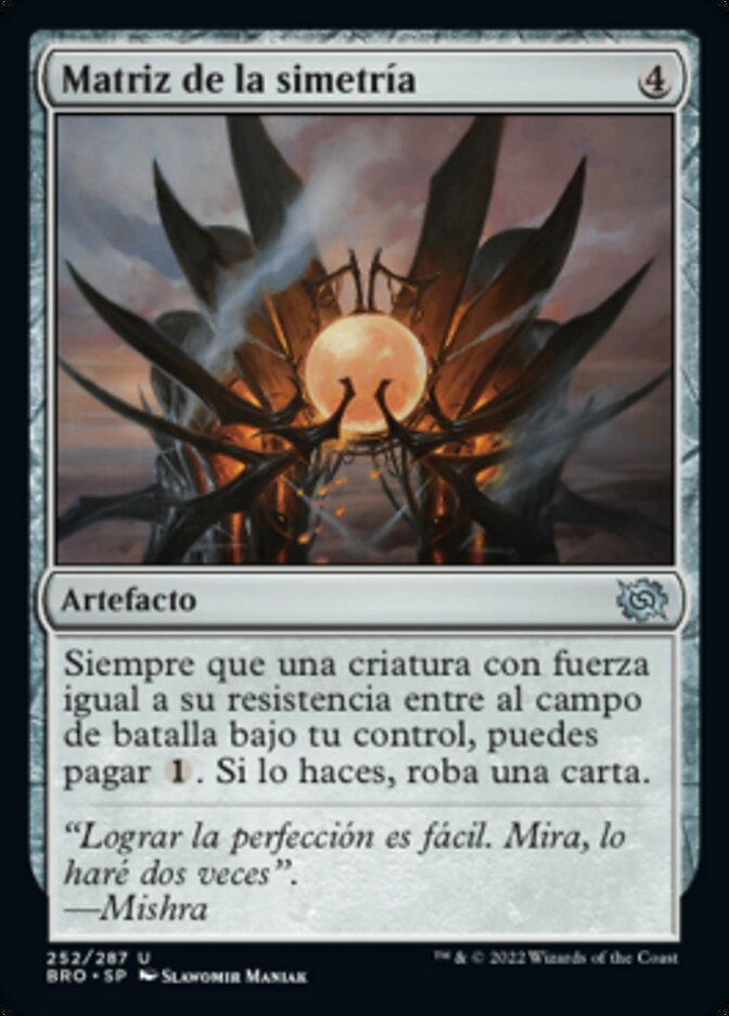 Matriz de la simetría