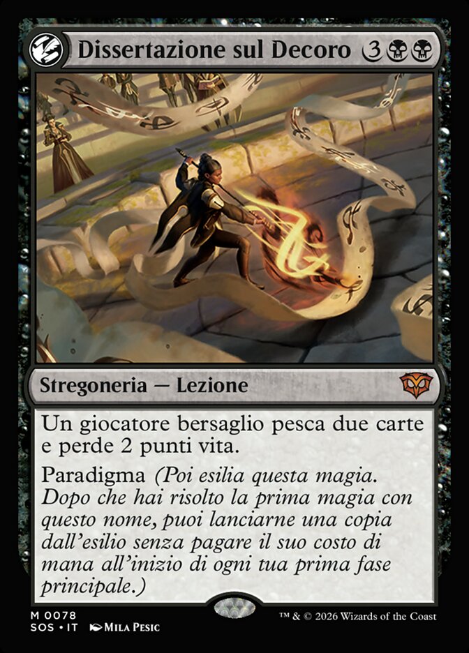 Dissertazione sul Decoro