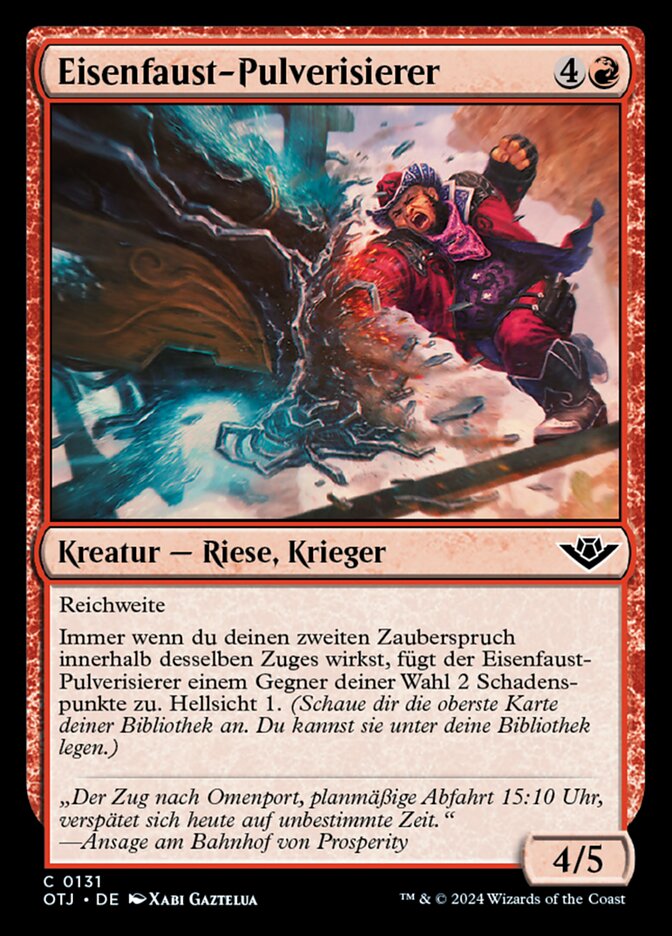 Eisenfaust-Pulverisierer