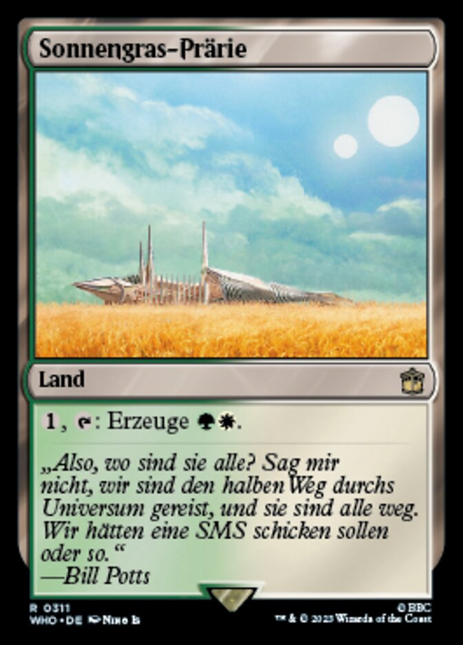 Sonnengras-Prärie