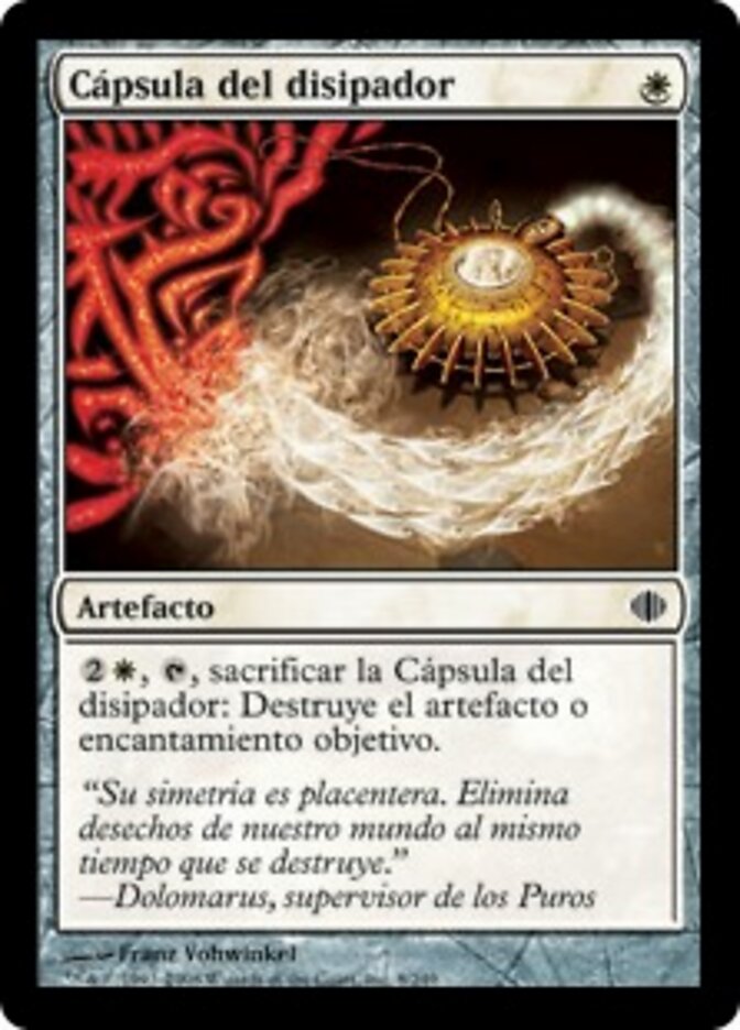 Cápsula del disipador
