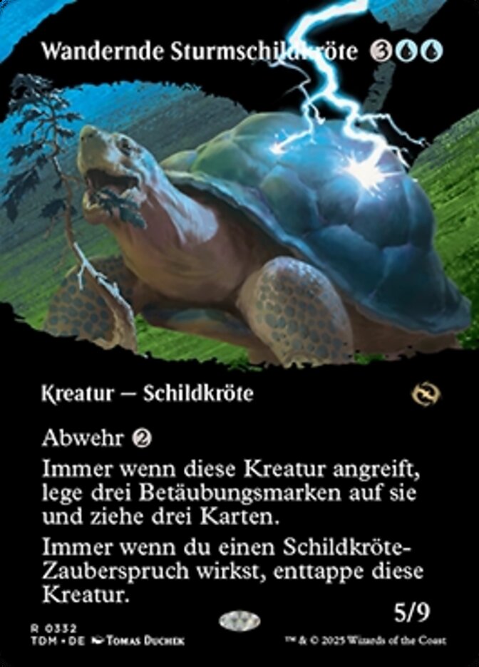 Wandernde Sturmschildkröte