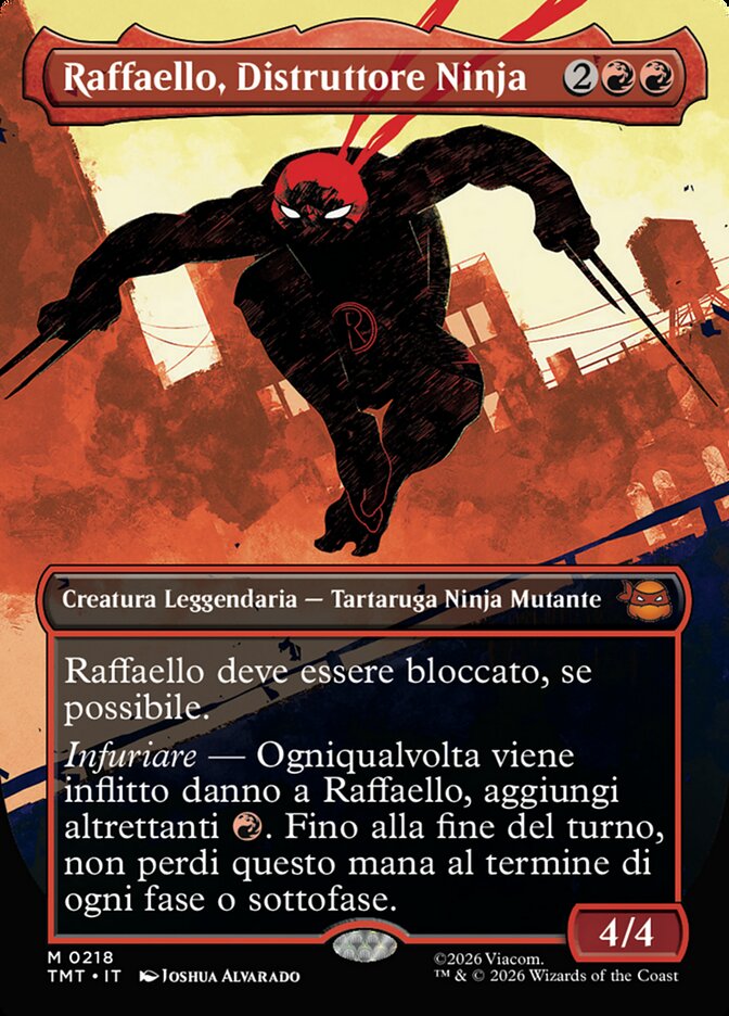 Raffaello, Distruttore Ninja