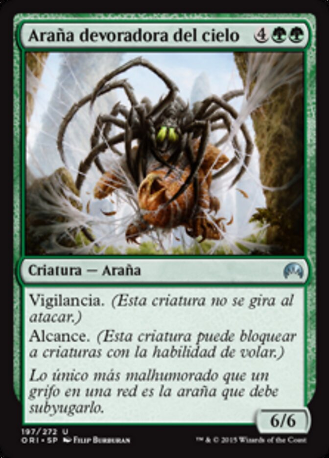 Araña devoradora del cielo