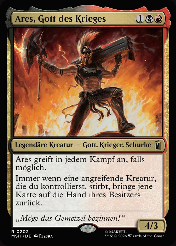 Ares, Gott des Krieges