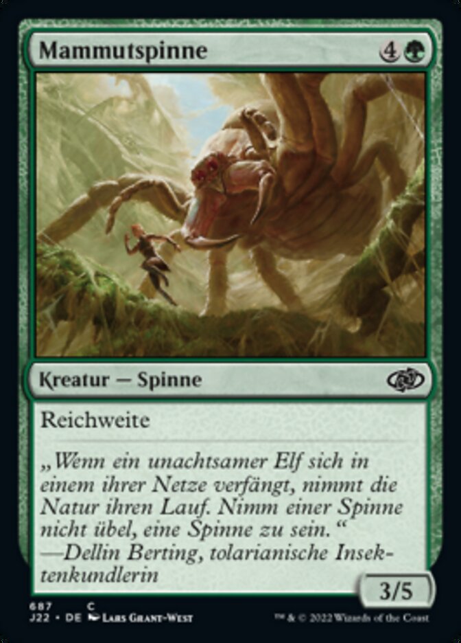 Mammutspinne