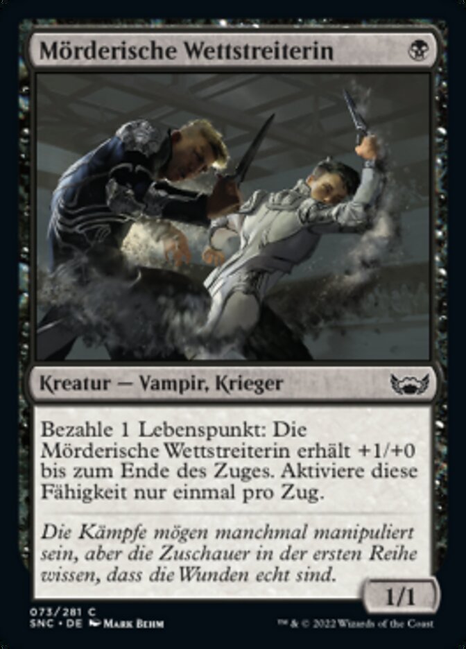 Mörderische Wettstreiterin