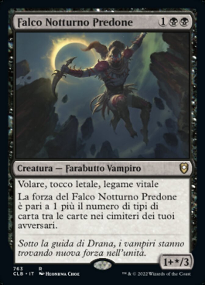 Falco Notturno Predone