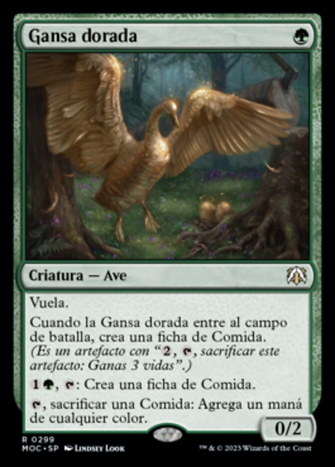 Gansa dorada
