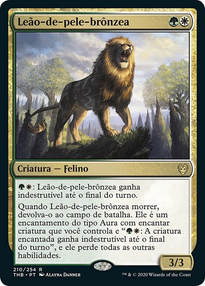 Leão-de-pele-brônzea